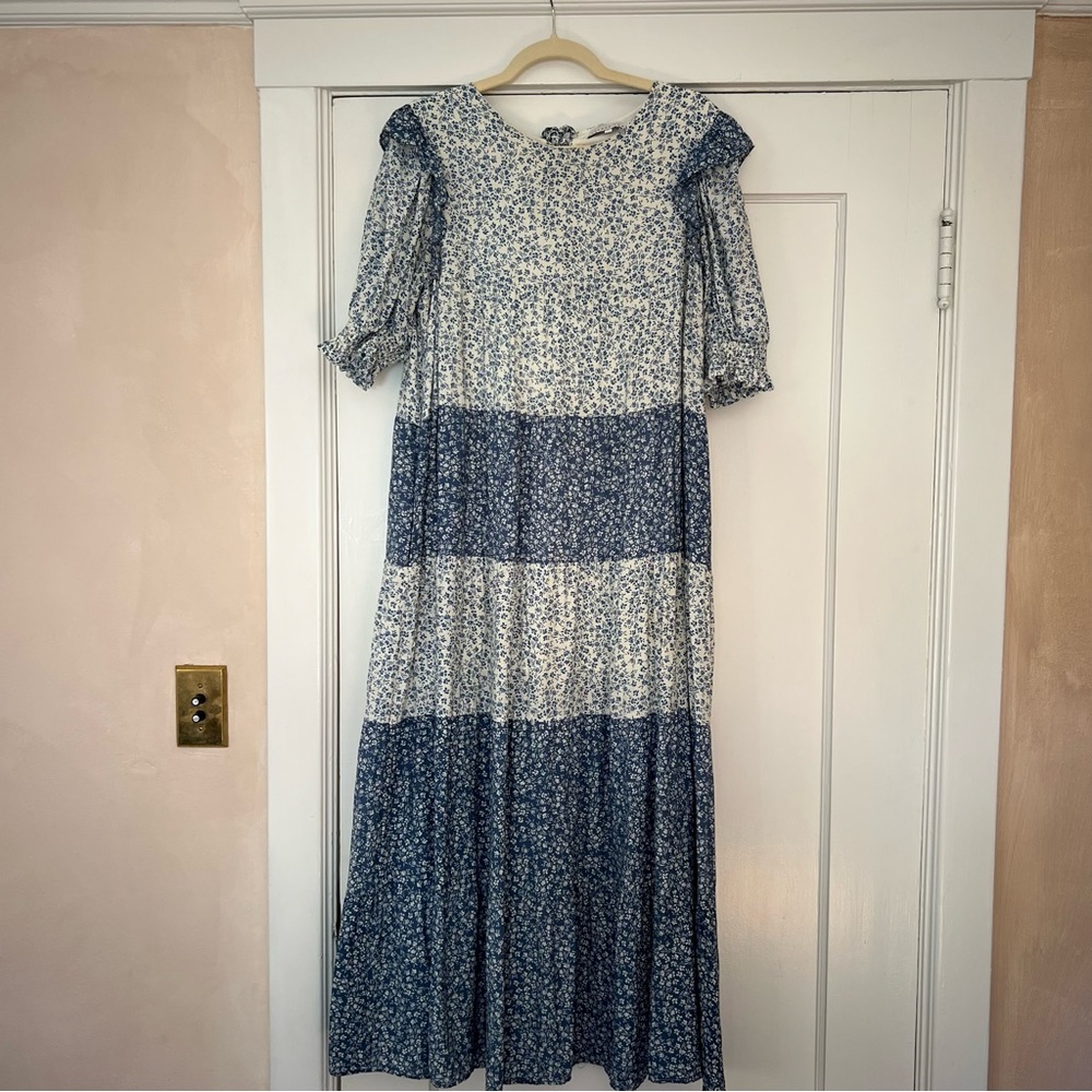 Endless Rose Floral Tiered Maxi Dress, size L